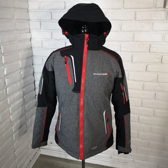 Choko Authentics Ladies Size Small Grey Black Nitrogen Series Jacket w/ Hood - Picture 1 of 16